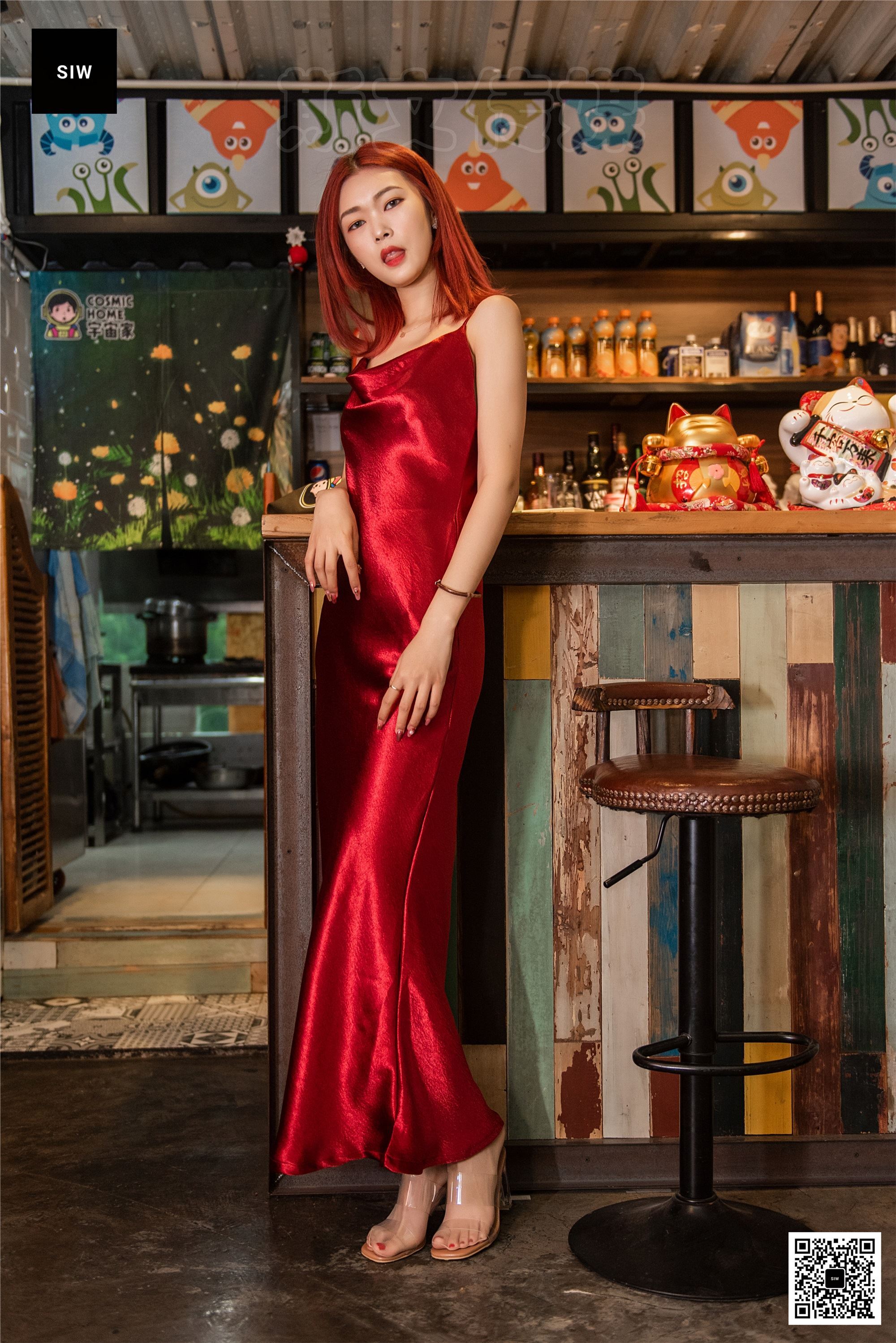 SIW斯文传媒 VOL.008 烈焰红裙-悦悦